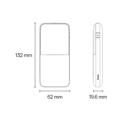 Kup Powerbank Baseus Bipow Pro 10000mAh 20W + USB-A/USB-C 3A kábel 0.3m fekete - BSU3611 - {ean13} - Sklep Home Screen