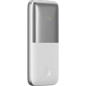 Powerbank Baseus Bipow Pro 10000mAh 20W + kabel USB-A/USB-C 3A 0.3m biały
