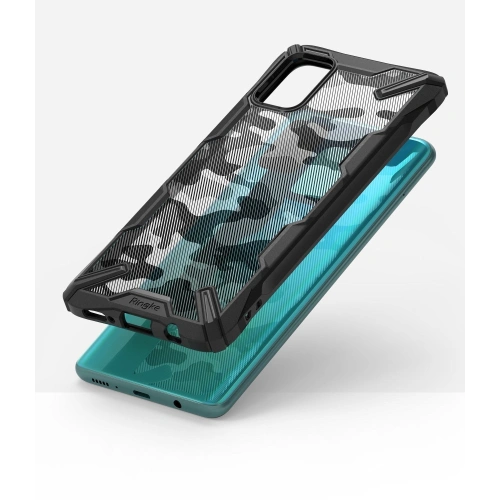 Buy Ringke Fusion-X Design Samsung Galaxy A51 Camo Black - RGK1082MOB - {ean13} - Home Screen Store Europe