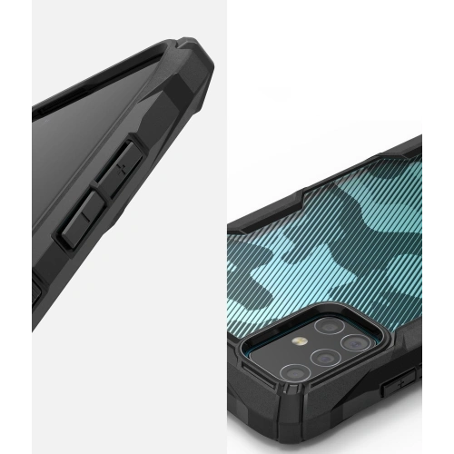 Buy Ringke Fusion-X Design Samsung Galaxy A51 Camo Black - RGK1082MOB - {ean13} - Home Screen Store Europe