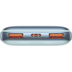 Powerbank Baseus Bipow Pro 10000mAh 20W + kabel USB-A/USB-C 3A 0.3m niebieski