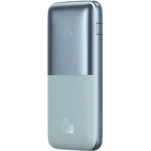 Powerbank Baseus Bipow Pro 10000mAh 20W + kabel USB-A/USB-C 3A 0.3m niebieski