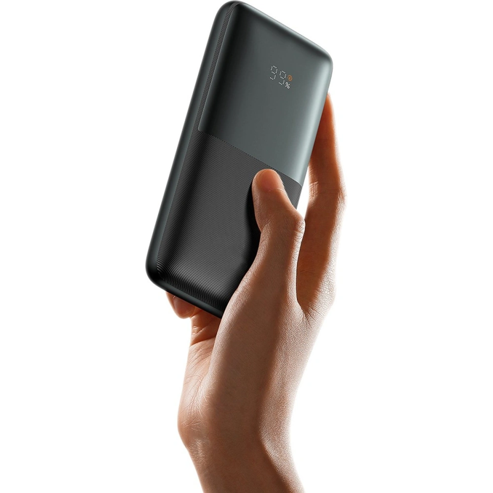 Powerbank Baseus Bipow Pro 10000mAh 20W + kabel USB-A/USB-C 3A 0.3m niebieski