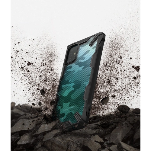 Buy Ringke Fusion-X Design Samsung Galaxy A51 Camo Black - RGK1082MOB - {ean13} - Home Screen Store Europe