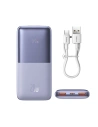 Powerbank Baseus Bipow Pro 10000mAh 20W + kabel USB-A/USB-C 3A 0.3m fialový