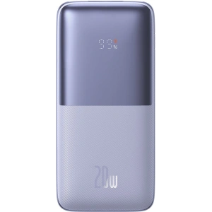Powerbank Baseus Bipow Pro 10000mAh 20W + kabel USB-A/USB-C 3A 0.3m fioletowy
