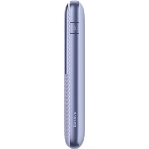 Powerbank Baseus Bipow Pro 10000mAh 20W + kabel USB-A/USB-C 3A 0.3m fioletowy