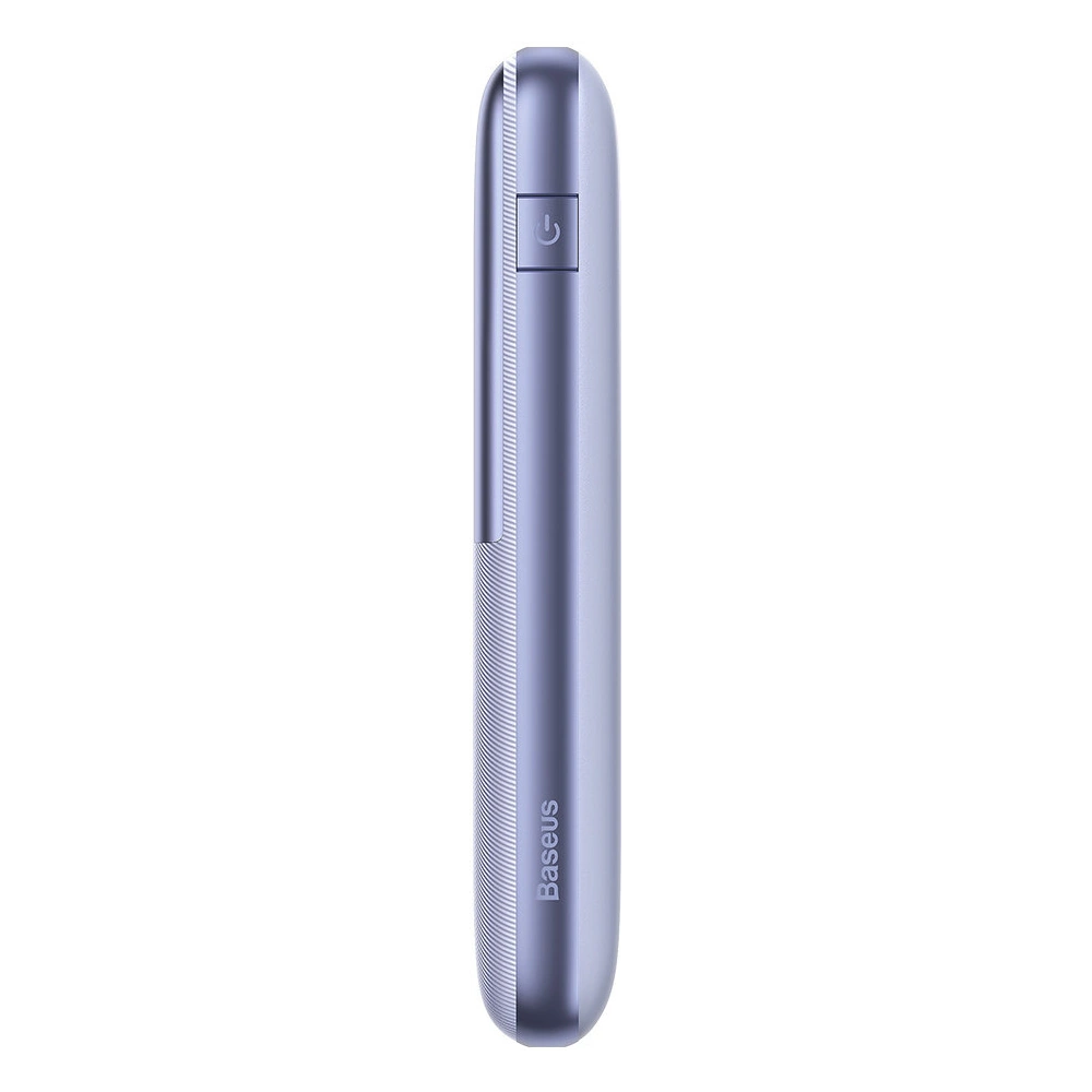 Powerbank Baseus Bipow Pro 10000mAh 20W + kabel USB-A/USB-C 3A 0.3m fioletowy