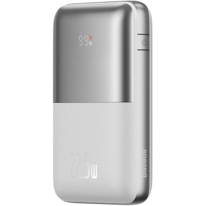 Powerbank Baseus Bipow Pro 20000mAh 22.5W + kabel USB-A/USB-C 3A 0.3m biały (PPBD040302)