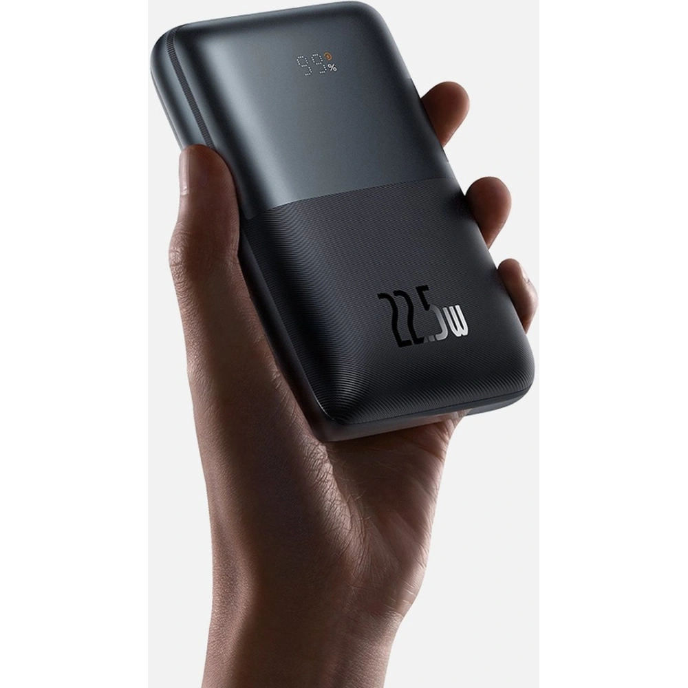 Powerbank Baseus Bipow Pro 20000mAh 22.5W + kabel USB-A/USB-C 3A 0.3m biały (PPBD040302)