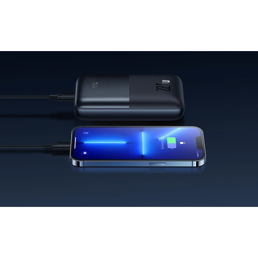 Powerbank Baseus Bipow Pro 20000mAh 22.5W + kabel USB-A/USB-C 3A 0.3m biały (PPBD040302)