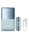 Powerbank Baseus Bipow Pro 20000mAh 22.5W + USB-A/USB-C 3A Kabel 0.3m blau