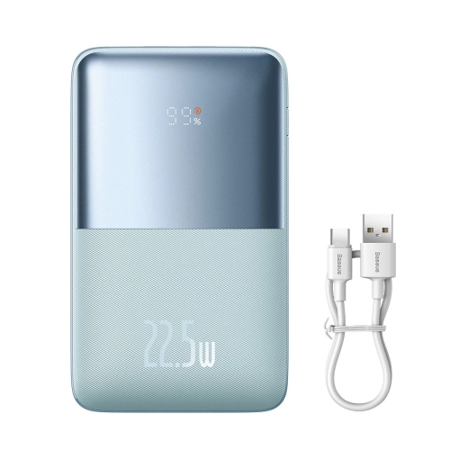 Kup Powerbank Baseus Bipow Pro 20000mAh 22.5W + kabel USB-A/USB-C 3A 0.3m modrý - BSU3616 - {ean13} - Sklep Home Screen