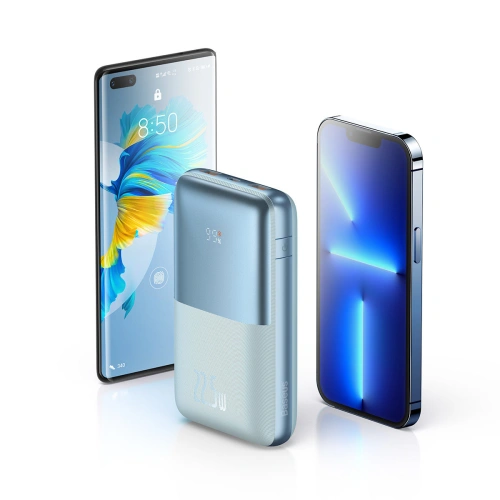Kup Powerbank Baseus Bipow Pro 20000mAh 22.5W + kabel USB-A/USB-C 3A 0.3m modrý - BSU3616 - {ean13} - Sklep Home Screen