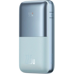 Powerbank Baseus Bipow Pro 20000mAh 22.5W + kabel USB-A/USB-C 3A 0.3m niebieski