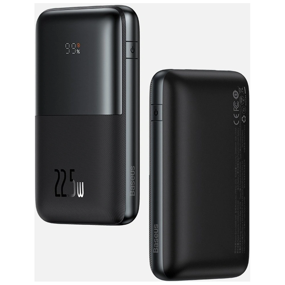 Powerbank Baseus Bipow Pro 20000mAh 22.5W + kabel USB-A/USB-C 3A 0.3m fioletowy