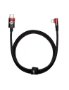 Cablul unghiular Baseus MVP 2 Power Delivery USB-C/Lightning 1m 20W roșu