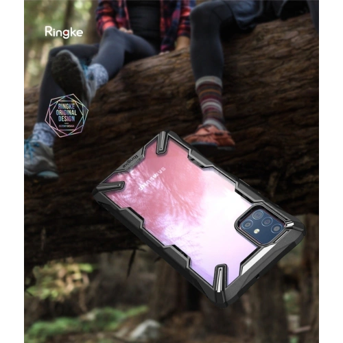 Kup Etui Ringke Fusion-X Samsung Galaxy A71 Space Blue - RGK1084BLU - {ean13} - Sklep Home Screen