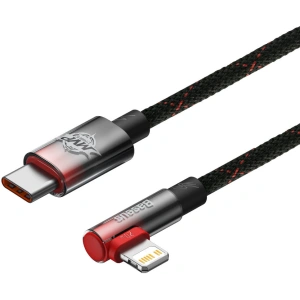 Winkelkabel Baseus MVP 2 Elbow Power Delivery USB-C/Lightning 1m 20W rot
