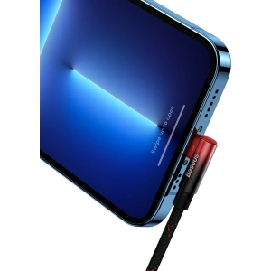 Winkelkabel Baseus MVP 2 Elbow Power Delivery USB-C/Lightning 1m 20W rot