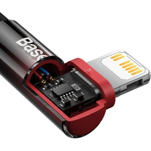 Winkelkabel Baseus MVP 2 Elbow Power Delivery USB-C/Lightning 1m 20W rot