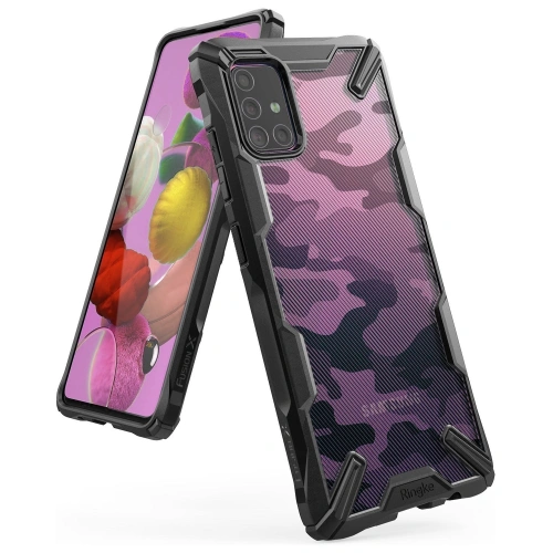 Kup Etui Ringke Fusion-X Design Samsung Galaxy A71 Camo (Moro) Negru - RGK1085MOB - {ean13} - Sklep Home Screen