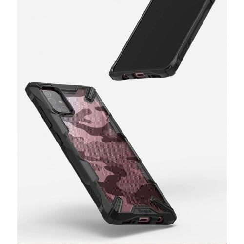 Kup Etui Ringke Fusion-X Design Samsung Galaxy A71 Camo (Moro) Negru - RGK1085MOB - {ean13} - Sklep Home Screen