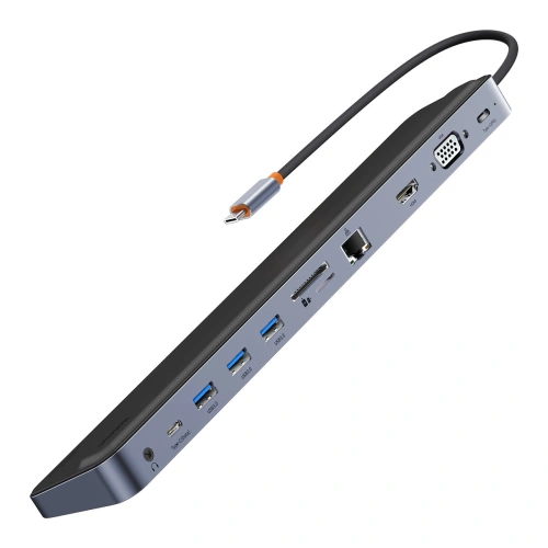 Kup Hub Baseus EliteJoy Gen2 11w1 + USB-C-Kabel 0,25m grau - BSU3621 - {ean13} - Sklep Home Screen