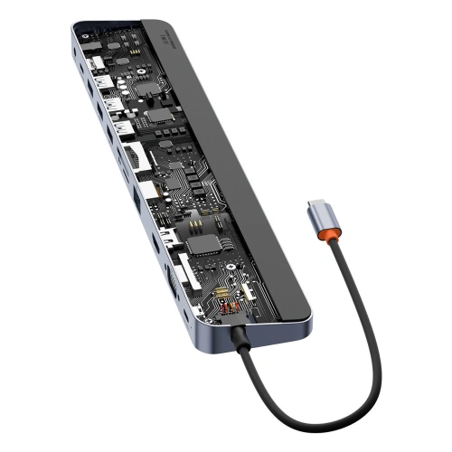 Kup Hub Baseus EliteJoy Gen2 11w1 + USB-C-Kabel 0,25m grau - BSU3621 - {ean13} - Sklep Home Screen