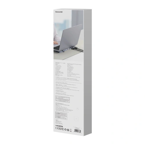 Kup Hub Baseus EliteJoy Gen2 11w1 + USB-C-Kabel 0,25m grau - BSU3621 - {ean13} - Sklep Home Screen
