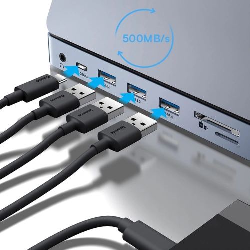 Kup Hub Baseus EliteJoy Gen2 11w1 + USB-C-Kabel 0,25m grau - BSU3621 - {ean13} - Sklep Home Screen
