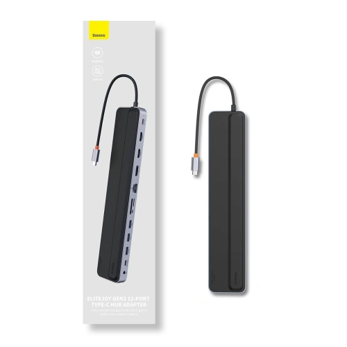 Kup Hub Baseus EliteJoy Gen2 11w1 + kabel USB-C 0,25m szary - BSU3621 - {ean13} - Sklep Home Screen