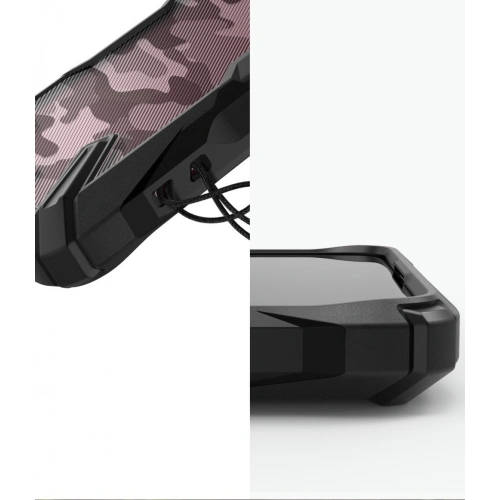 Kup Etui Ringke Fusion-X Design Samsung Galaxy A71 Camo (Moro) Black - RGK1085MOB - {ean13} - Sklep Home Screen