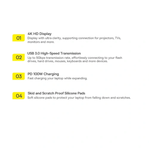 Kup Hub Baseus EliteJoy Gen2 11w1 + USB-C-Kabel 0,25m grau - BSU3621 - {ean13} - Sklep Home Screen