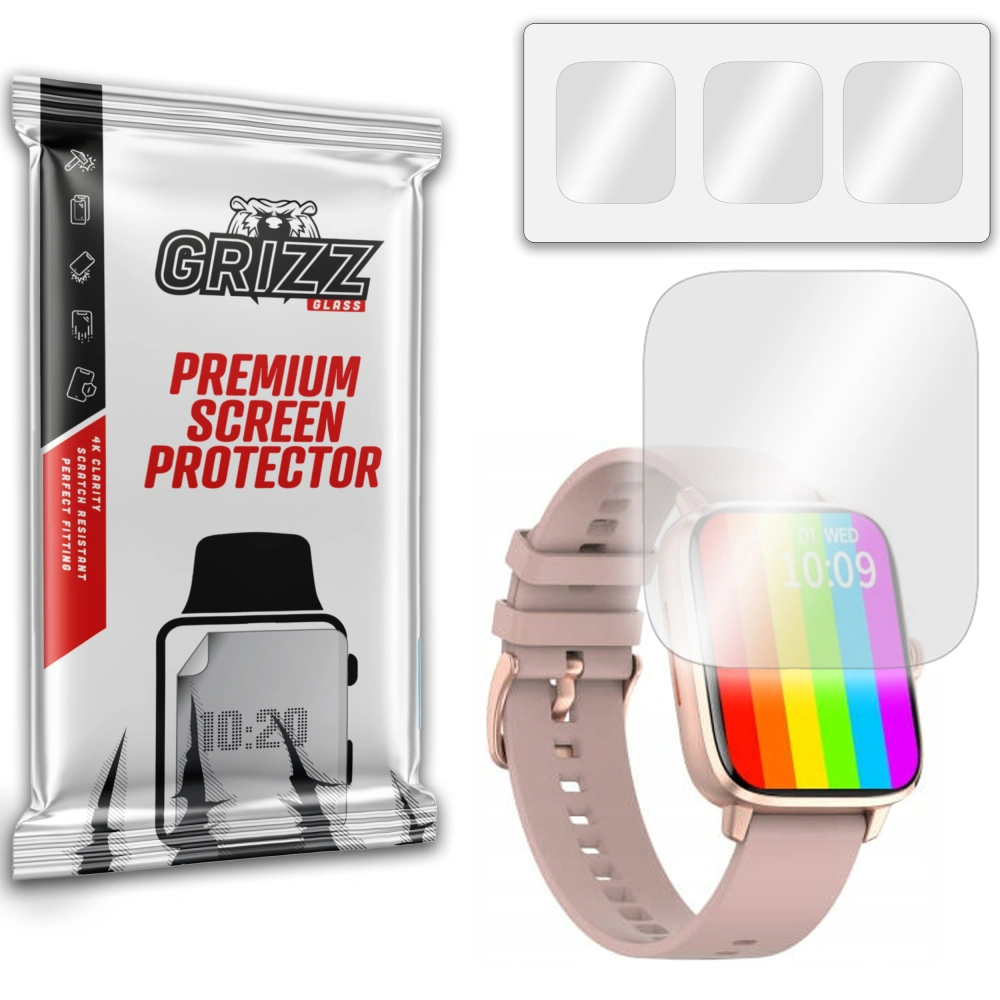 Folia hydrożelowa GrizzGlass Hydrofilm do Smartwatch DT102