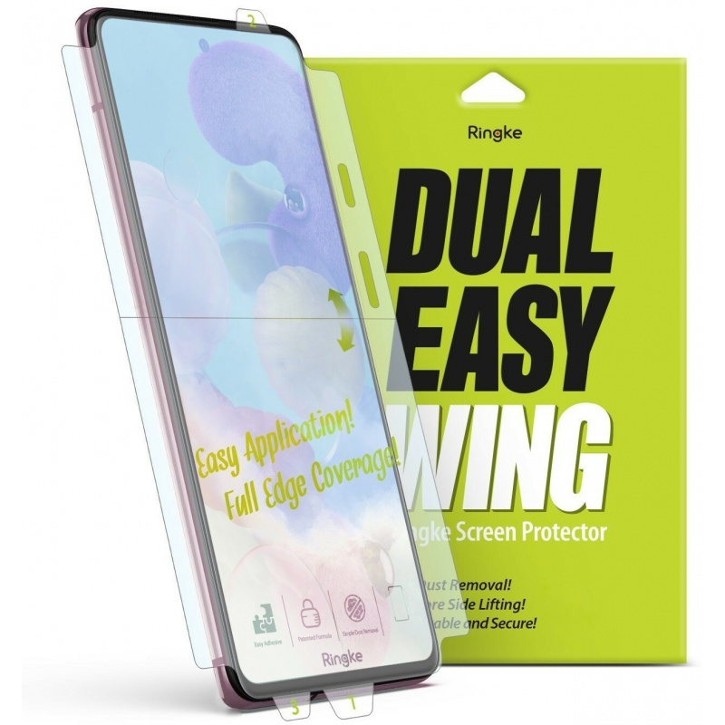 Folia hydrożelowa Ringke Dual Easy Wing Full Cover Samsung Galaxy A71 [2 PACK]