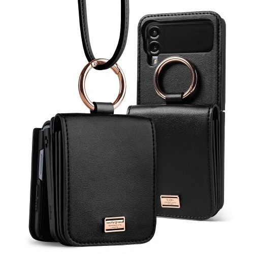 Kup Etui Ringke Signature Card Pocket Samsung Galaxy Z Flip 4 Fekete - RGK1711 - {ean13} - Sklep Home Screen