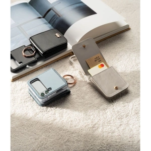 Kup Etui Ringke Signature Card Pocket Samsung Galaxy Z Flip 4 Fekete - RGK1711 - {ean13} - Sklep Home Screen