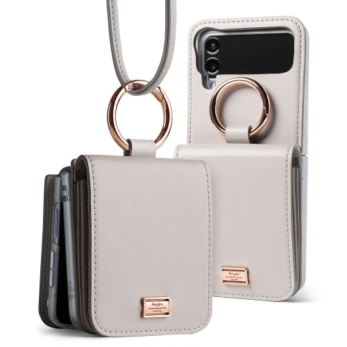 Kup Case Ringke Signature Card Pocket Samsung Galaxy Z Flip 4 Taubengrau - RGK1712 - {ean13} - Sklep Home Screen