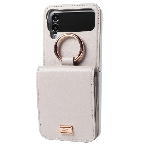 Kup Etui Ringke Signature Card Pocket Samsung Galaxy Z Flip 4 Dove Grey - RGK1712 - {ean13} - Sklep Home Screen