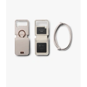 Case Ringke Signature Card Pocket Samsung Galaxy Z Flip 4 Taubengrau