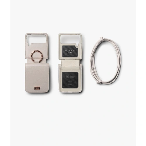 Kup Case Ringke Signature Card Pocket Samsung Galaxy Z Flip 4 Taubengrau - RGK1712 - {ean13} - Sklep Home Screen