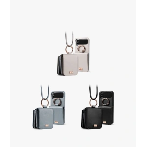 Case Ringke Signature Card Pocket Samsung Galaxy Z Flip 4 Taubengrau