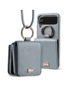 Case Ringke Signature Card Pocket Samsung Galaxy Z Flip 4 Aschblau