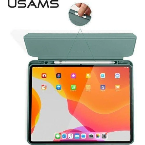 Kup Etui USAMS Winto Apple iPad Air 10.9 2020 (a 4-a generație) verde închis/dark green IP109YT04 Smart Cover - USA162GRN - {ean13} - Sklep Home Screen