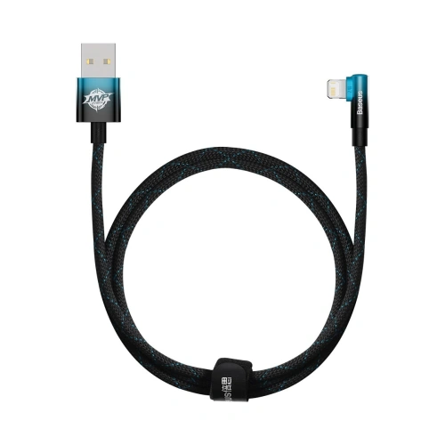 Kup Cablul unghiular Baseus MVP 2 Elbow Power Delivery USB/Lightning 1m 2.4A albastru - BSU3622 - {ean13} - Sklep Home Screen