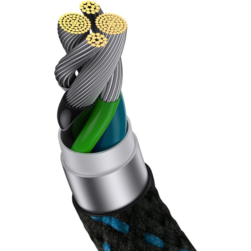 Kabel kątowy Baseus MVP 2 Elbow Power Delivery USB/Lightning 2m 2.4A niebieski