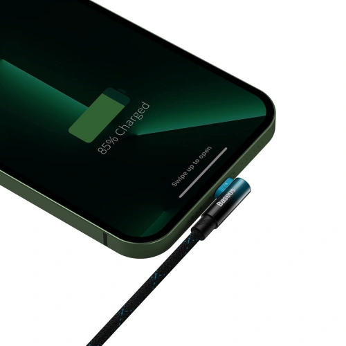 Kup Kabel unghiular Baseus MVP 2 Elbow Power Delivery USB/Lightning 2m 2.4A albastru - BSU3623 - {ean13} - Sklep Home Screen