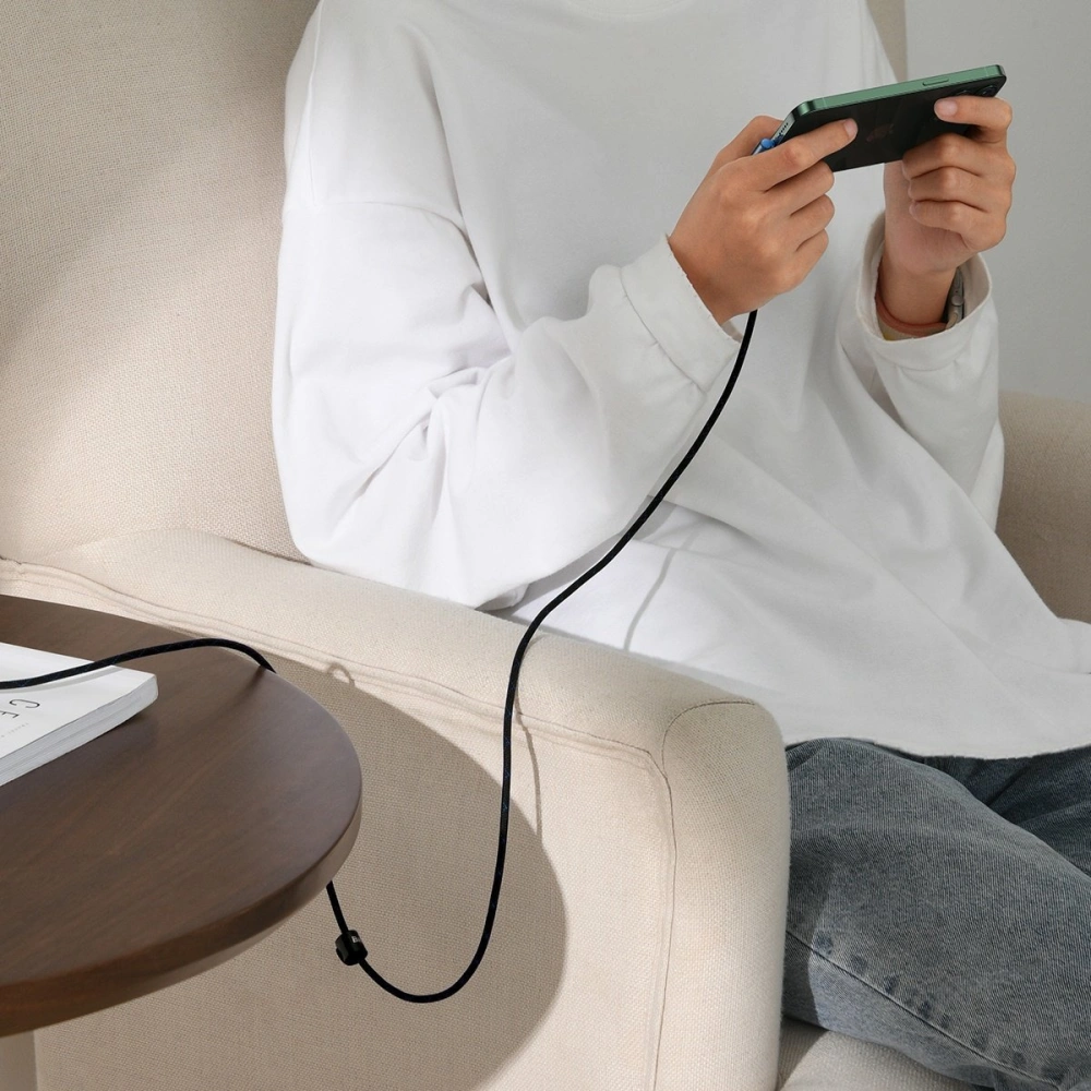 Kabel kątowy Baseus MVP 2 Elbow Power Delivery USB/Lightning 2m 2.4A niebieski