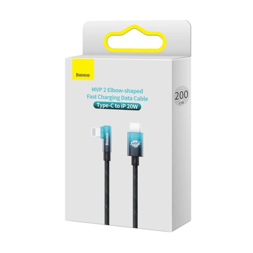 Kup Kabel úhlový Baseus MVP 2 Elbow Power Delivery USB-C/Lightning 2m 20W modrý - BSU3625 - {ean13} - Sklep Home Screen